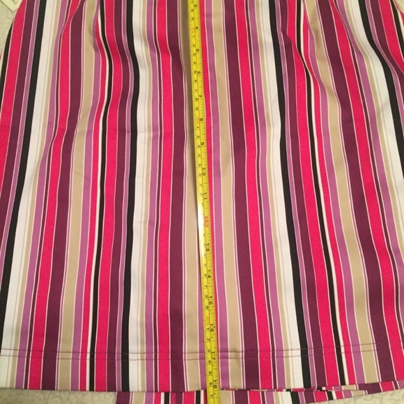 Valerie Stevens pink purple golf casual skirt NWT - Picture 3 of 7